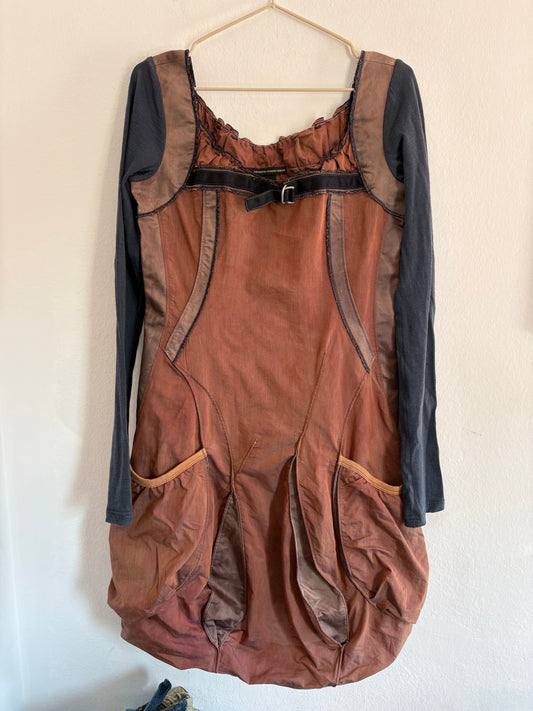 Marithé + Francois Girbaud Incredible Linen and Wool Bubble Dress size Small