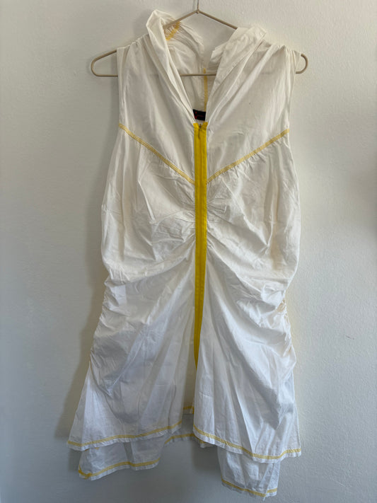 Cop Copine y2k Parachute Style Dress with Yellow Details