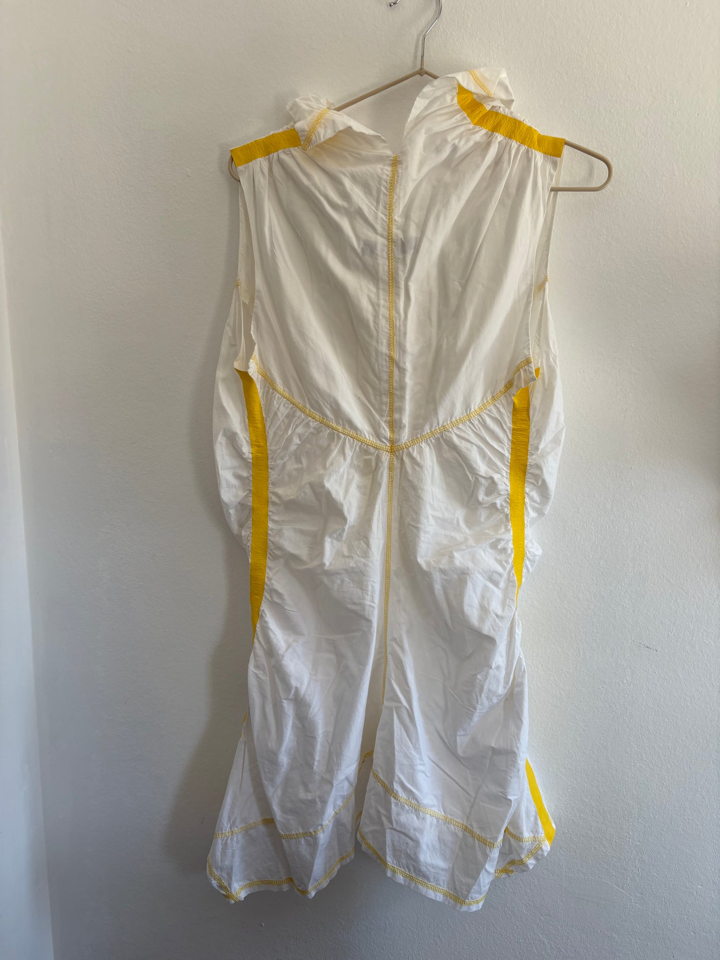 Cop Copine y2k Parachute Style Dress with Yellow Details