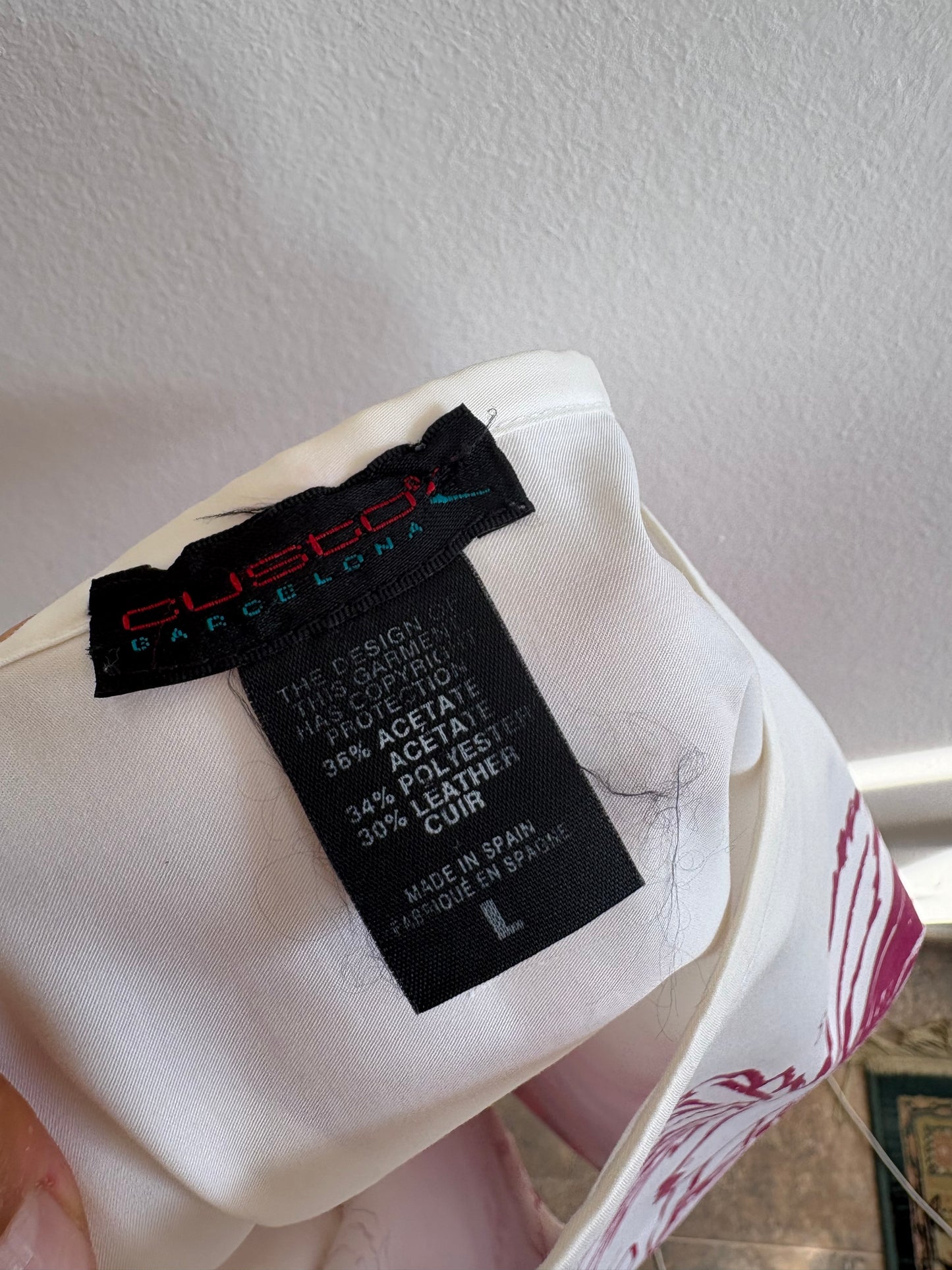 Rare y2k Custo Barcelona 'Los Angeles' Themed Skirt